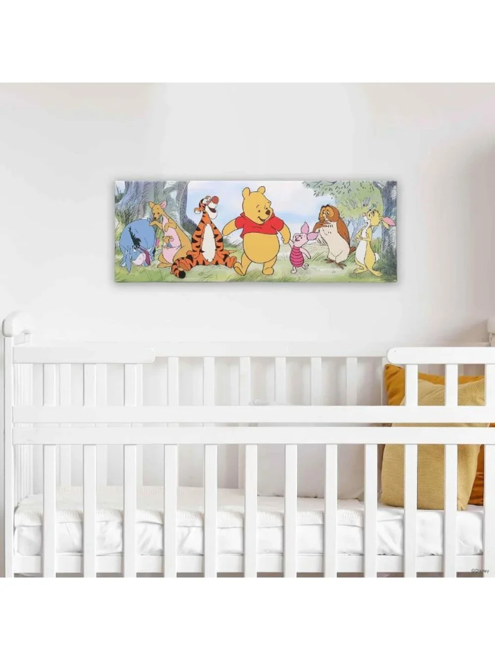 Winnie the Pooh & Friends Gallery Wrapped Canvas Art - Cute Nursery Wall Decor